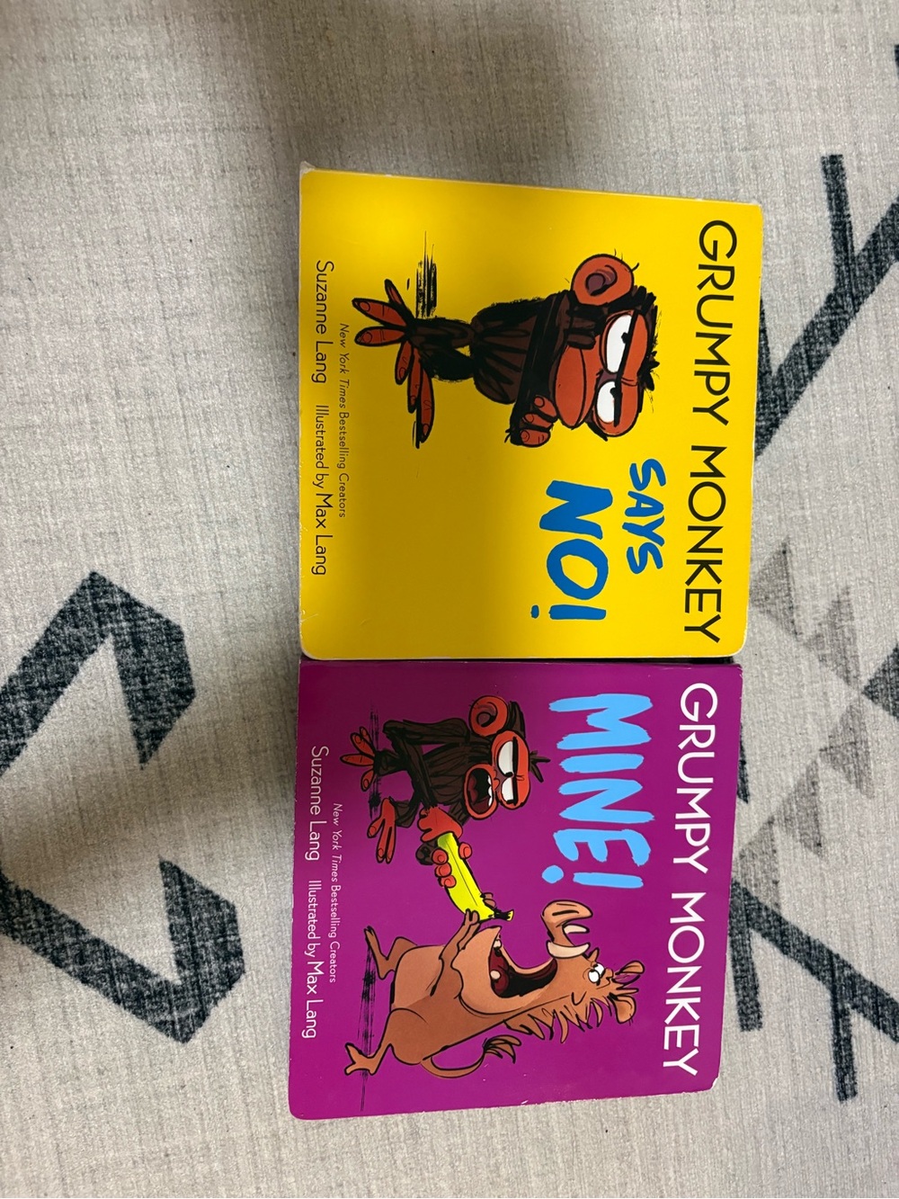 Grumpy Monkey Board Books - Grumpy Monkey Says No and Mine!